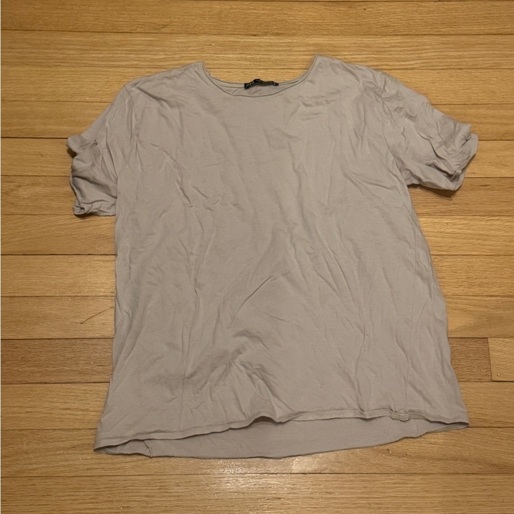 Zara beige t-shirt
